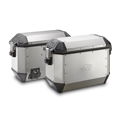 KAPPA SIDE CASES 36LT K MISSION SILVER (KMS36APACK2)