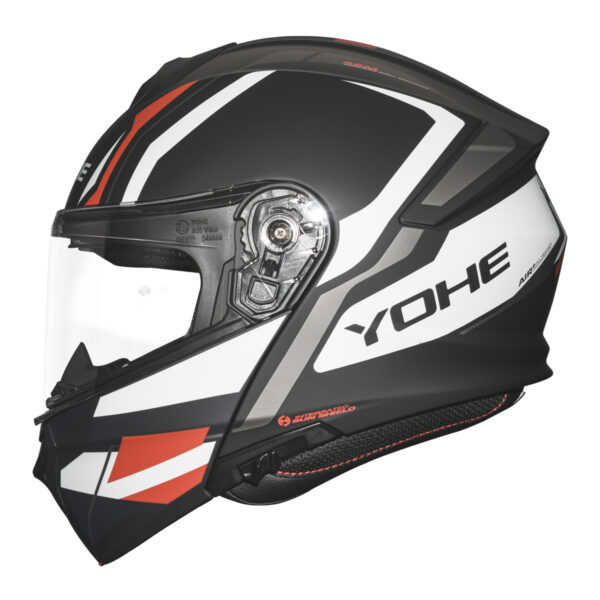  YOHE 935 SV G50F MATT BLACK WHITE RED + ΔΩΡΟ BLUETOOTH