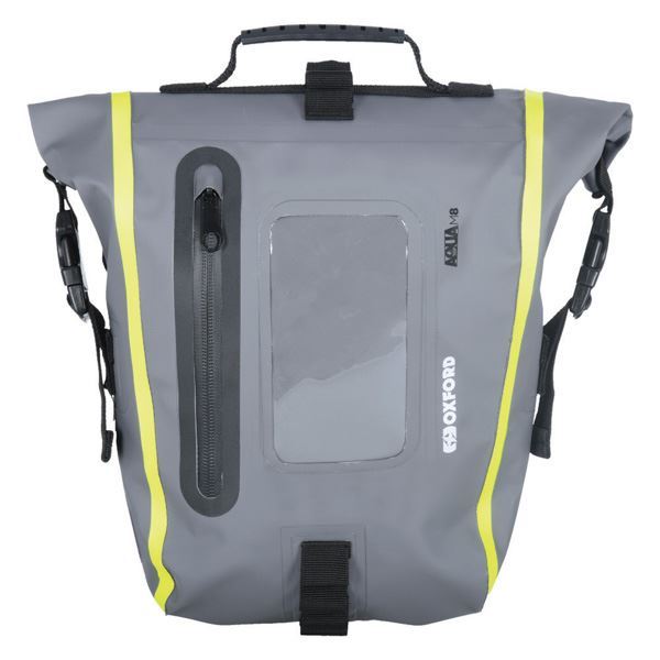 Oxford Aqua M8 Tank Bag BLACK/GREY/FLUO OL464