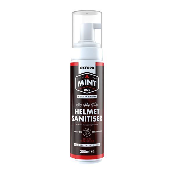 ΣΠΡΕY ΑΝΤΙΜΙΚΡΟΒΙΑΚΟ ΚΡΑΝΟΥΣ OXFORD Mint Helmet Sanitiser Foam 200ml OC300 