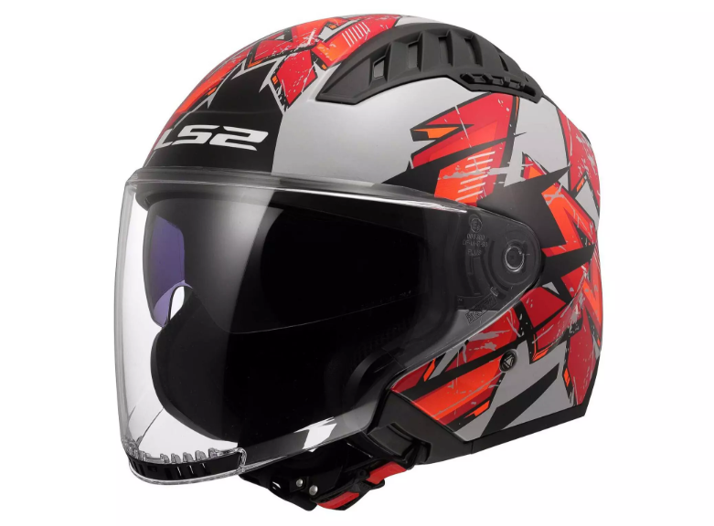 LS2 COPTER II OF600 KANJI GLOSS light grey