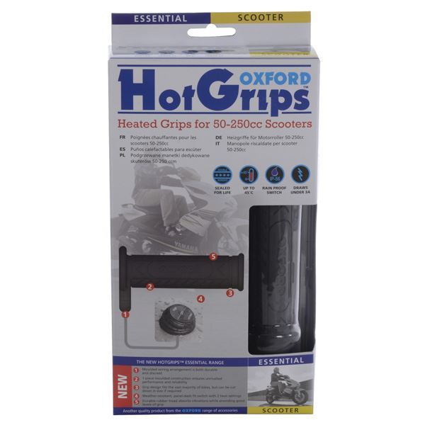 ΧΕΙΡΟΛΑΒΕΣ ΘΕΡΜΑΙΝΟΜΕΝΕΣ OXFORD Hotgrips Essential Scooter/commuters with panel switch OF772 