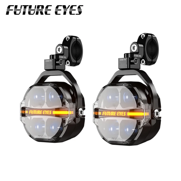 ΠΡΟΒΟΛΑΚΙΑ ΜΗΧΑΝΗΣ LED ΥΠΕΡ-ΥΨΗΛΗΣ ΙΣΧΥΟΣ FUTURE EYES Χ100 ΛΕΥΚΟ-ΛΕΥΚΟ