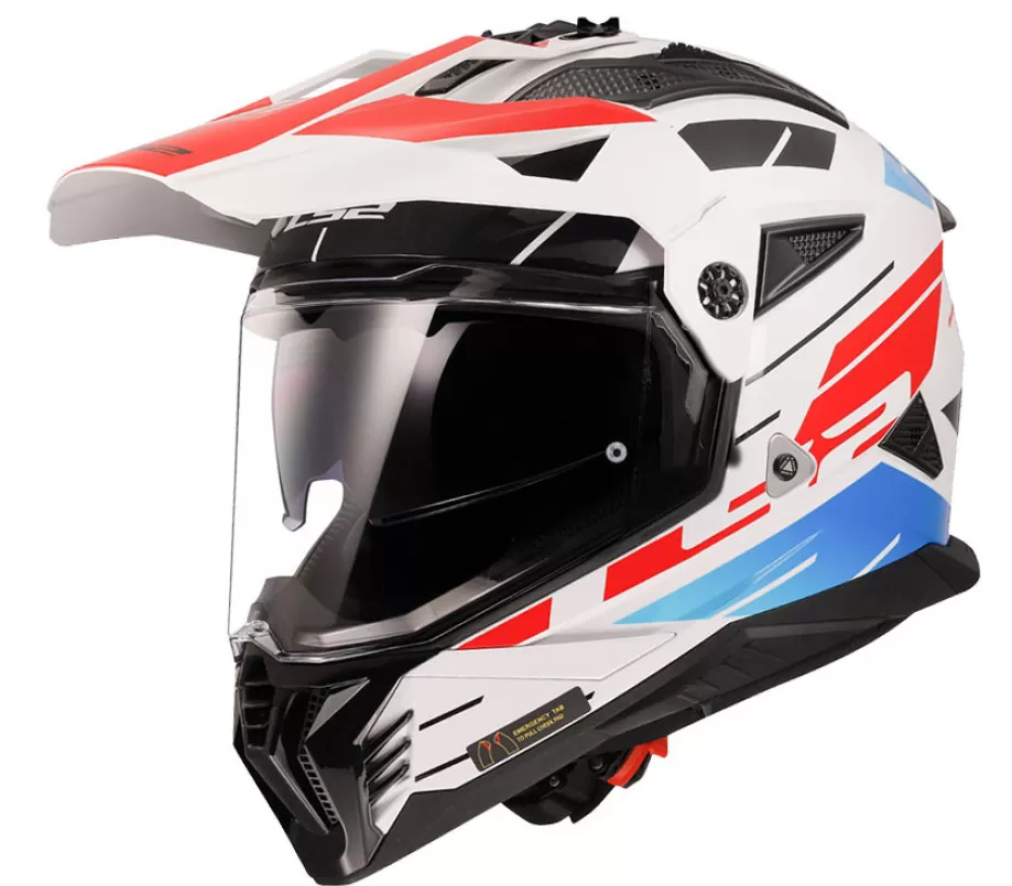 LS2 MX702 PIONEER II NAMIB GLOSS WHITE
