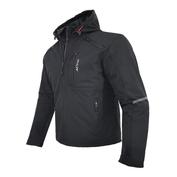 AGVPRO URBANO-DR ΜΠΟΥΦΑΝ ΜΗΧΑΝΗΣ SOFT SHELL ΜΑΥΡΟ